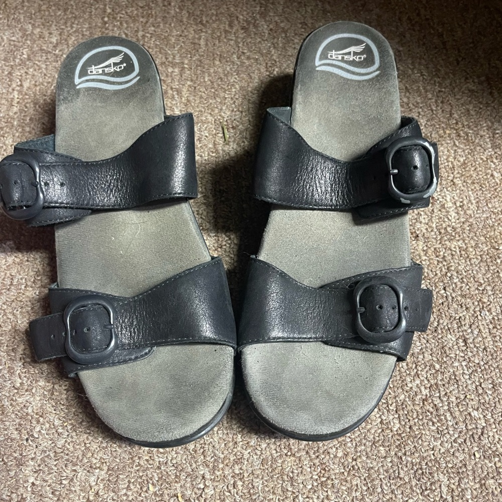 Dansko black clogs